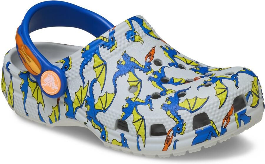 Crocs Kid's Classic Dragon Graphic Clog Sandalen maat 24-25 meerkleurig - Foto 2