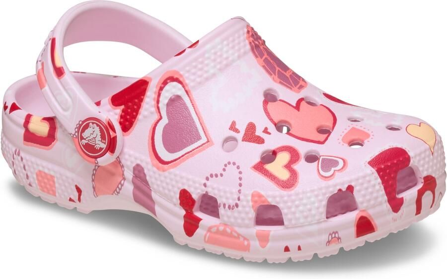 Crocs Kid's Classic VDay Graphic Clog Sandalen roze