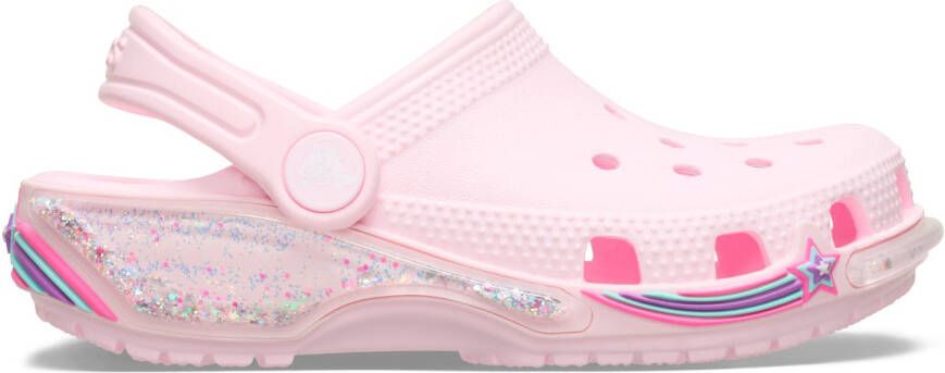 Crocs Kid's Classic Band Clog Sandalen roze