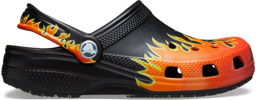 Crocs Kid's Classic Flames Clog Sandalen maat 29-30 zwart