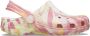 Crocs Kid's Classic Glow Marbled Clog Sandalen maat 32-33 roze beige - Thumbnail 1