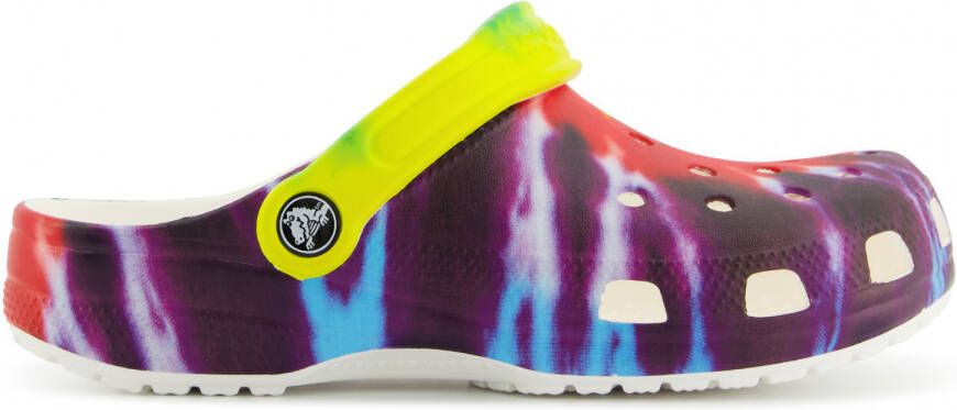 Crocs Kid's Classic Tiedye Graphic Clog Sandalen maat C11 purper - Foto 3