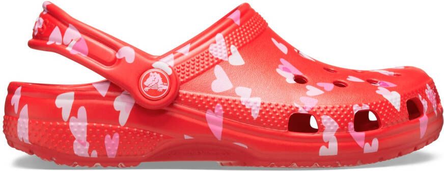 Crocs Kid's Classic VDay Graphic Clog Sandalen maat 32-33 rood