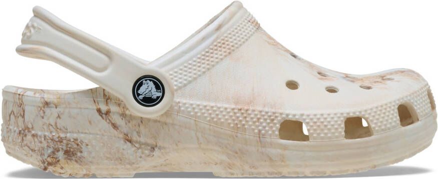 Crocs Kid's Classic Watercolor Marbled Clog Sandalen beige