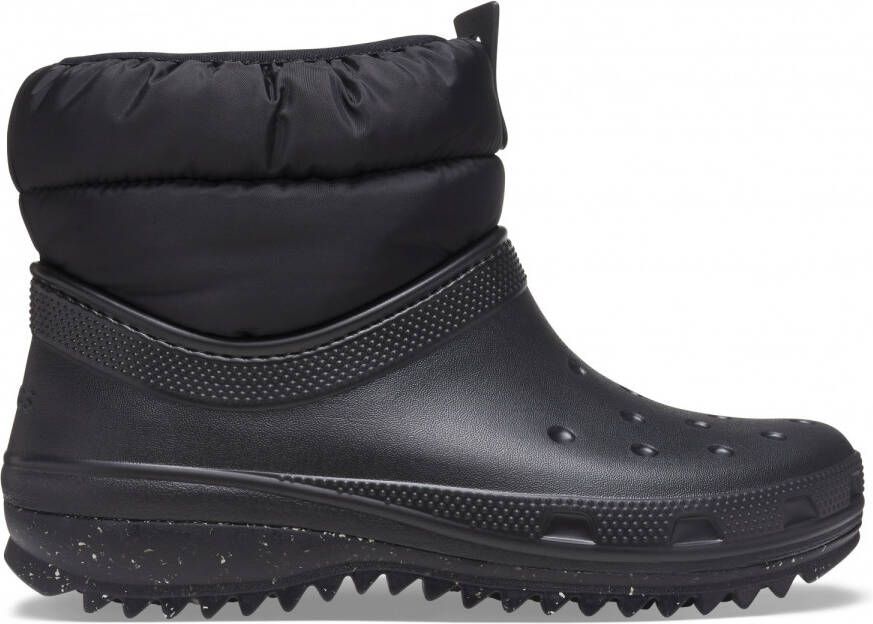 Crocs Women's Classic Neo Puff Shorty Boot Winterschoenen maat W10 zwart grijs - Foto 2