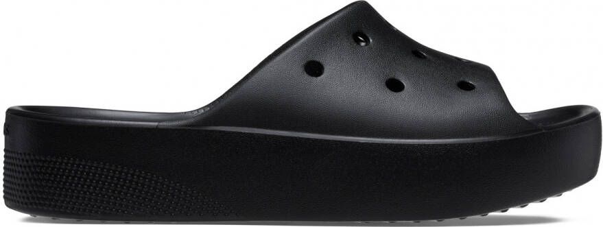 Crocs Women's Classic Platform Slide Sandalen maat W6 zwart