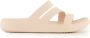 Crocs Getaway Strappy Sandal W 209587-6UR Vrouwen Beige Slippers - Thumbnail 2