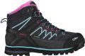 CMP Women's Moon Mid Trekking Shoe Waterproof Wandelschoenen zwart - Grijs