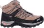 CMP Women's Rigel Mid Trekking Shoes Waterproof Wandelschoenen bruin zwart - Thumbnail 4