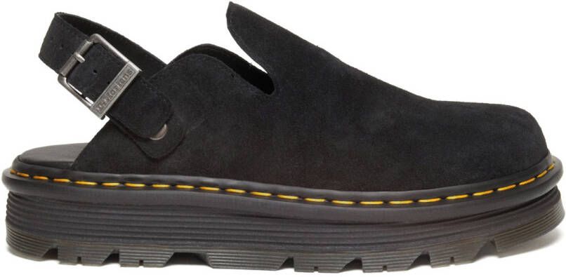 Dr. Martens ZebZag Suede Mules Dames Black- Dames Black