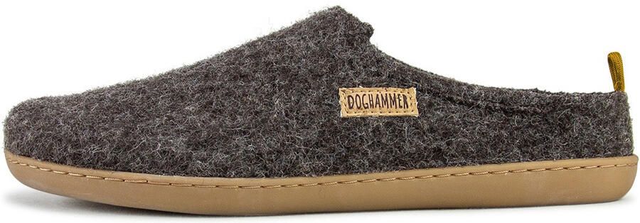 Doghammer Terrar Dahoam Wool Pantoffels grijs