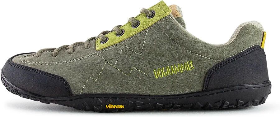 Doghammer Terrar Rock Wool Barefootschoenen olijfgroen