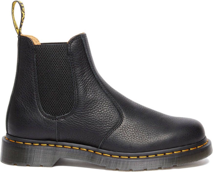 Dr. Martens Zwarte leren enkellaarzen met elastische sluiting Black Heren - Foto 10