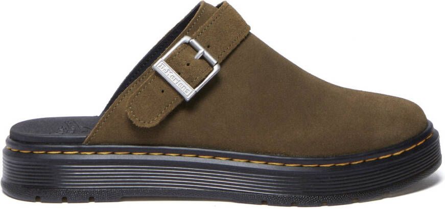 Dr. Martens Brookline Mule Bronx Suede Sandalen bruin