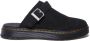 Dr. Martens Brookline Mule Bronx Suede Sandalen zwart - Thumbnail 2