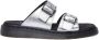 Dr. Martens Josef Milled Metallic Sandalen grijs - Thumbnail 1