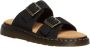 Dr. Martens Josef E.H. Suede Sandalen zwart - Thumbnail 2