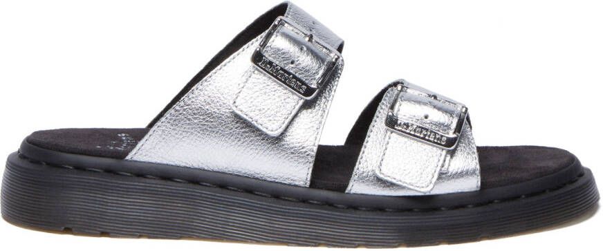 Dr. Martens Josef Bronx Suede Sandalen grijs