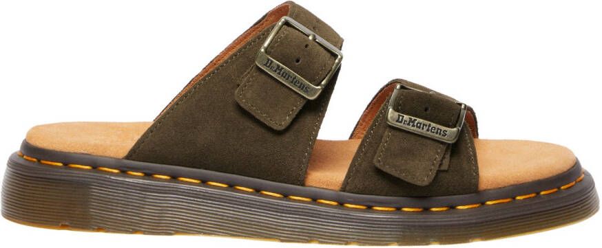 Dr. Martens Josef Bronx Suede Sandalen bruin