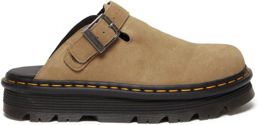 Dr. Martens Zebzag Mule E H Suede Sandalen beige zwart