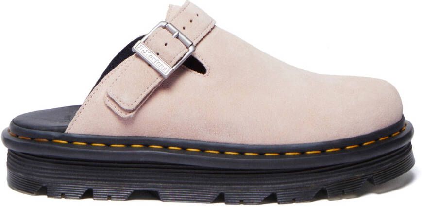 Dr. Martens ZebZag Suede Mules Dames Pink- Dames Pink