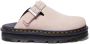Dr. Martens ZebZag Suede Mules Dames Pink- Dames Pink - Thumbnail 1