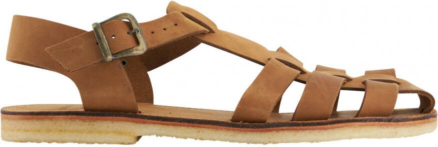 Duckfeet Ringkøbing Sandalen bruin beige