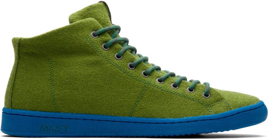 Earthbound Erilo Moss X Blue Sneakers olijfgroen
