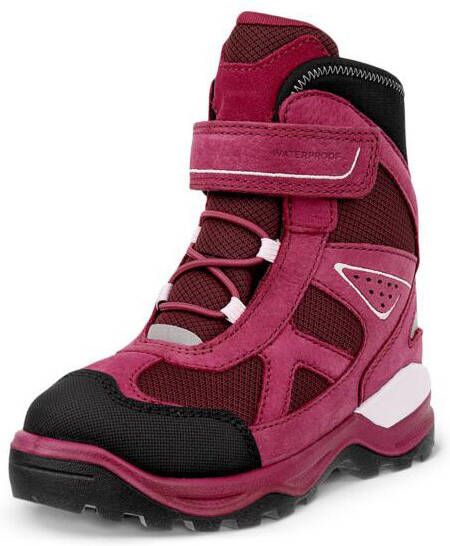 ECCO Kid's Snow Mountain 1S Lace Winterschoenen rood
