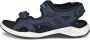 ECCO Kid's X-Trinsic Connecting Stripe Sandalen blauw - Thumbnail 2