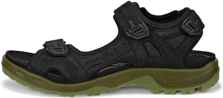 ECCO Offroad Yucatan Sandal Sandalen zwart olijfgroen