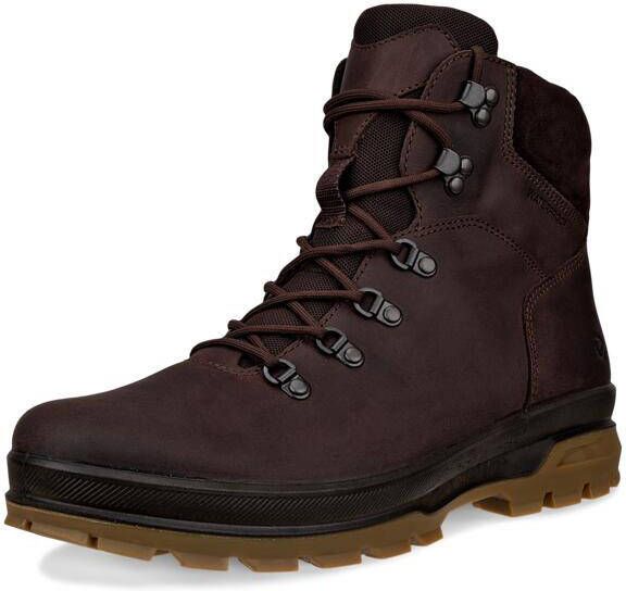 ECCO Rugged Track Waterproof Lace Boot Hoge schoenen zwart bruin