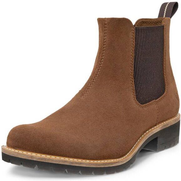 ECCO Women's Elaina Chelsea Hoge schoenen bruin