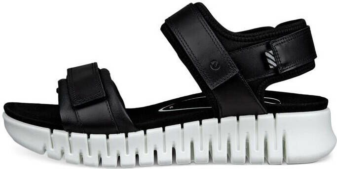 ECCO Women's Gruuv Sol Sandalen zwart