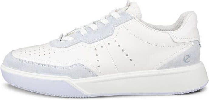 ECCO Street Court dames sneaker Wit blauw - Foto 7