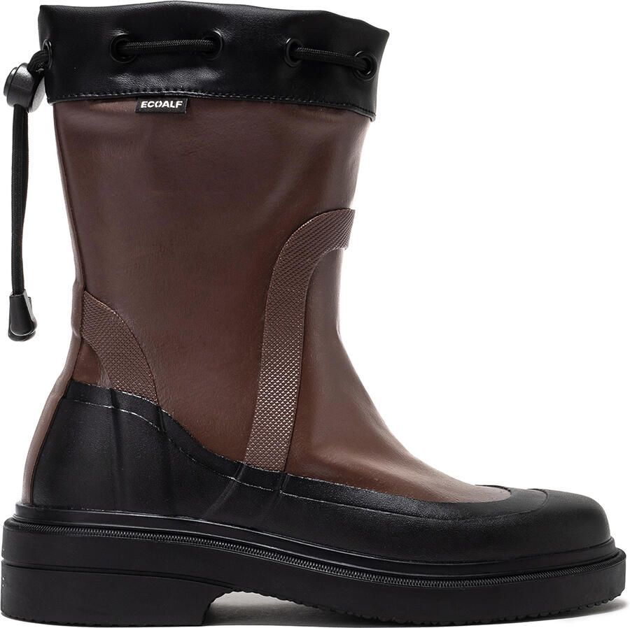 Ecoalf Women's Anamaria Rainboot Low Rubberlaarzen zwart bruin