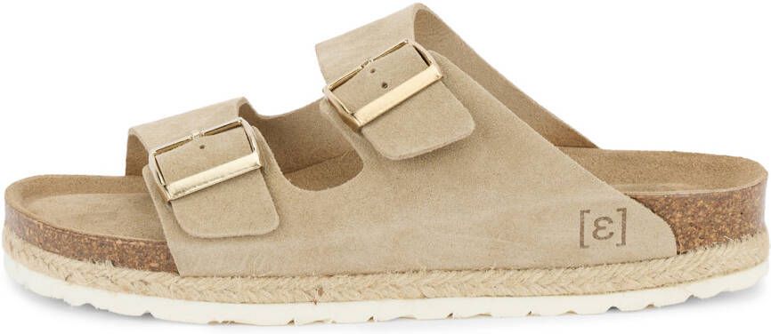 Espadrij Ami Velour Sandalen beige
