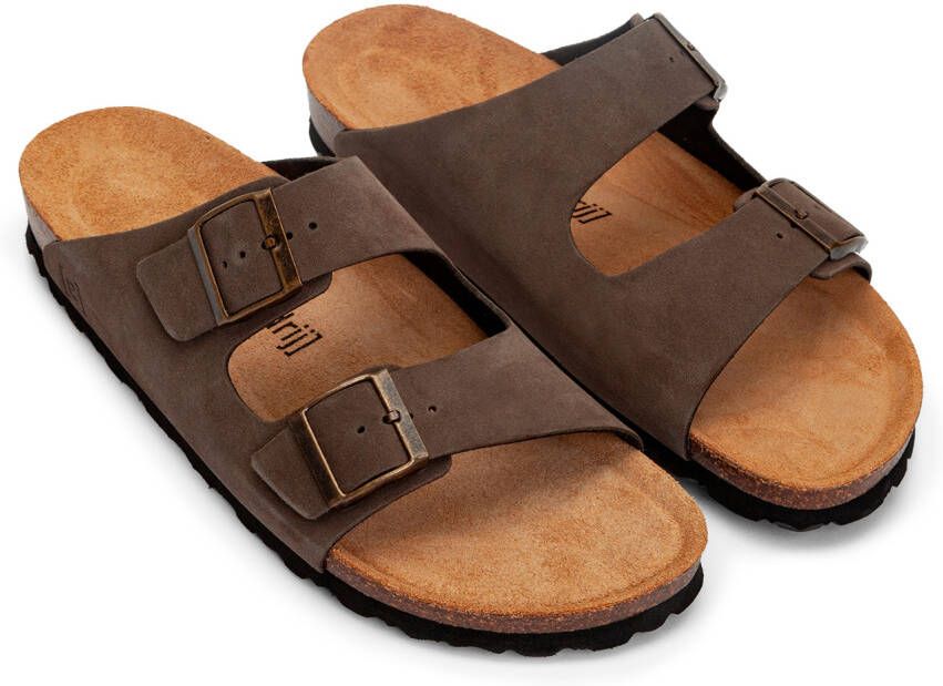 Espadrij Ami Velour Sandalen bruin