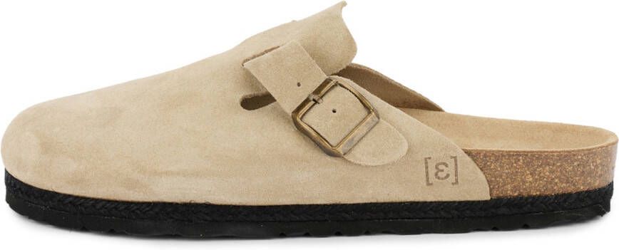 Espadrij Cloq Velour Sandalen beige