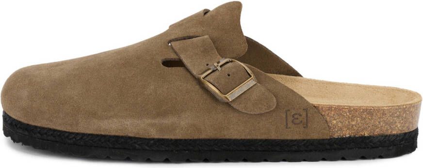 Espadrij Cloq Velour Sandalen bruin