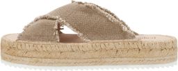 Espadrij Croisette Linen Sandalen beige