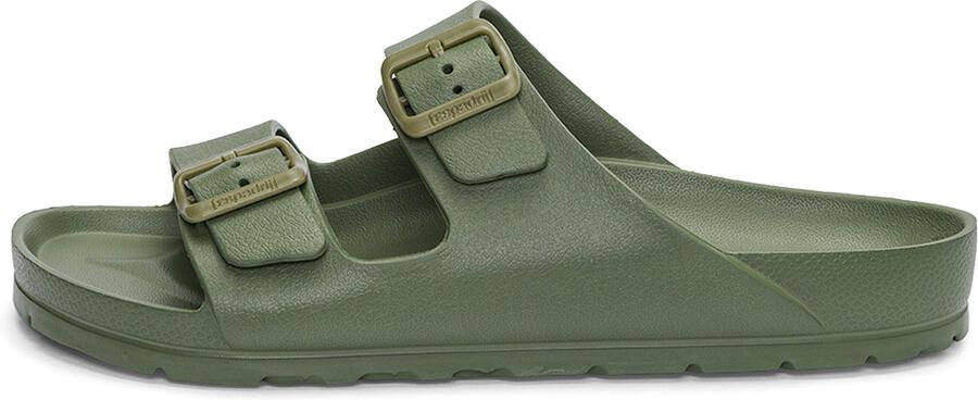 Espadrij Ami Pool Sandalen olijfgroen