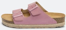 Espadrij 's Ami Velour Sandalen roze beige