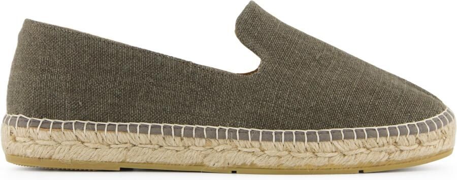 Espadrij Loafer Linen Vrijetijdsschoenen khaki