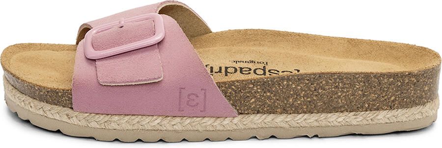 Espadrij Women's Copine Mono Velour Sandalen beige