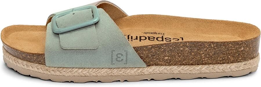 Espadrij Women's Copine Mono Velour Sandalen beige