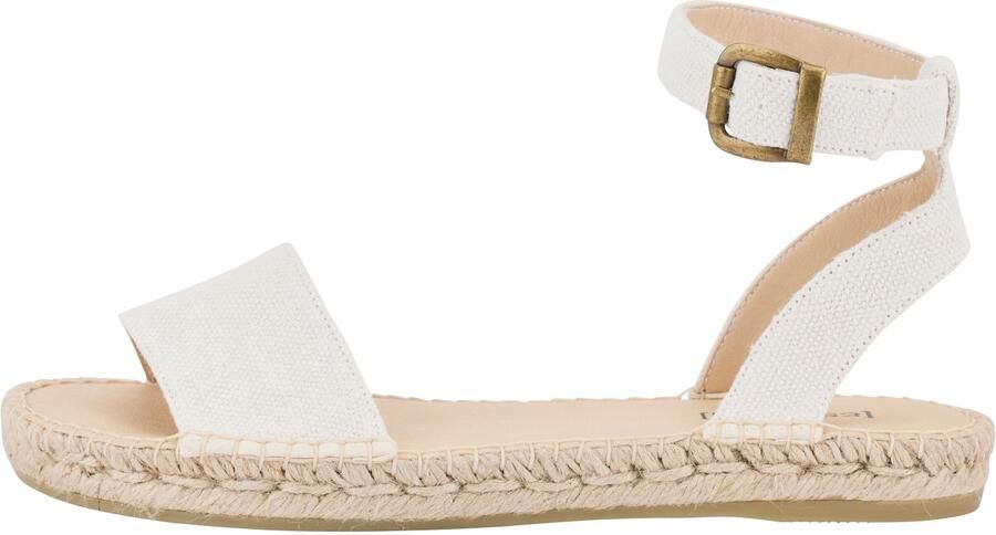 Espadrij Women's Nimes Linen Sandalen beige wit