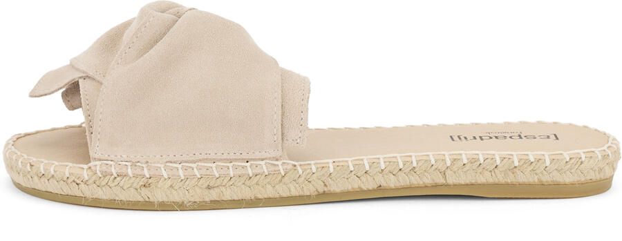 Espadrij l originale Slippers & Mules Plage Boucle Velour in beige