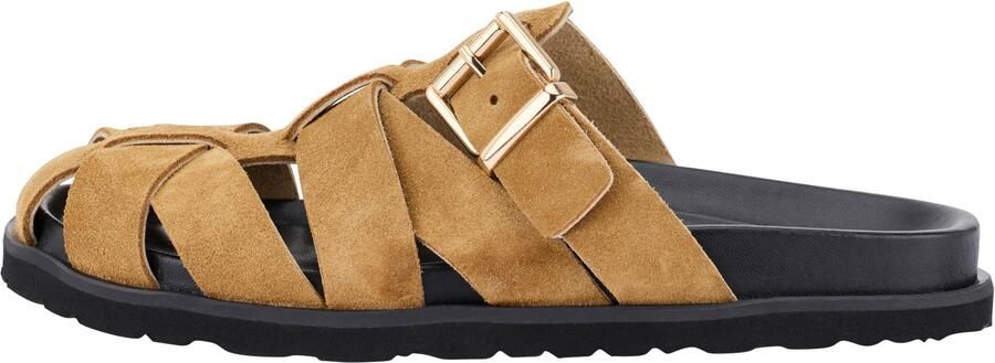 Espadrij Women's Romain Velour Croisé Sandalen beige