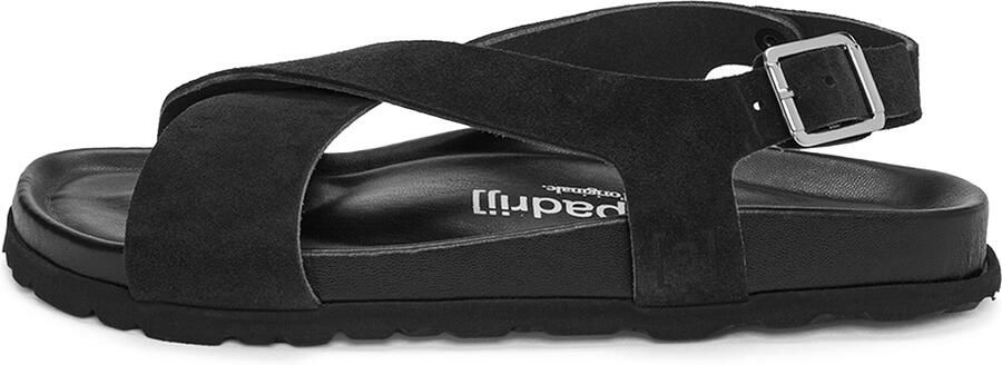Espadrij Women's Romain Velour Sandal Sandalen noir